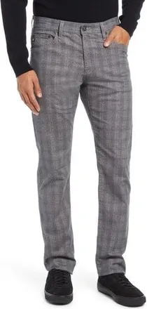 AG - Adriano Goldschmied Everett Slim Fit Straight Leg Print Pants in Padlock Florence Fog at Nordstrom Rack, Size 29 X 32