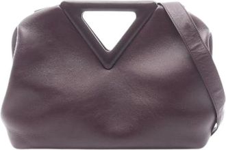 Bottega Veneta Pre-owned Point Medium borsa a spalla 2way in pelle - - Pre-owned - Donna - Viola - ONE SIZE