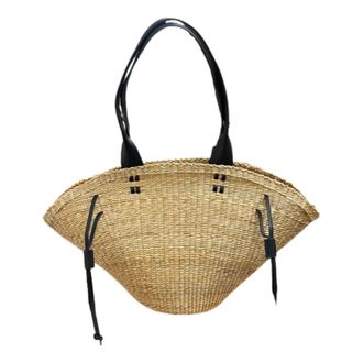Liviana Conti Tote Bags, female, Beige, Size: ONE SIZE Barchetta Raffia Bag