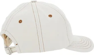 Ami UCP264 Heart Logo Embroidered Baseball Cap - White
