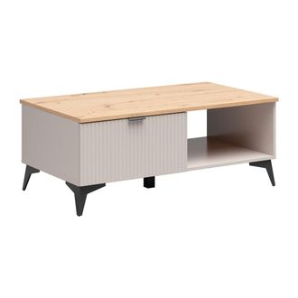 Petits Meubles Mesa de centro 1 caj&oacute;n 1 nicho tableros aglomerados laminados