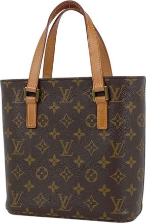 Louis Vuitton Brown Monogram Handbag Tote Bag (Pre-Owned)