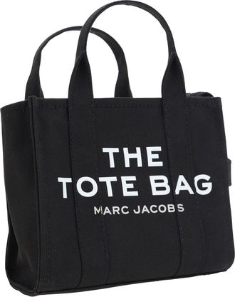 Marc Jacobs Womens Small Tote Handbag Black Cotton Handbags Hand Bags