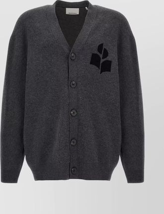 Isabel Marant v-neck cardigan soft texture front pockets