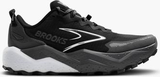 Brooks Mens Caldera 8 Sneakers In 052 Black/blackened Pearl/white
