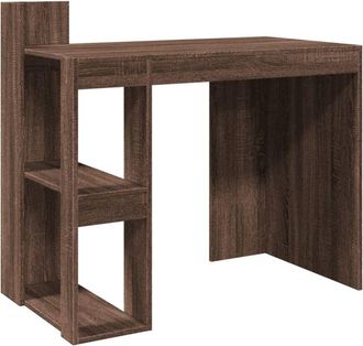 vidaXL Vidaxl - Escritorio madera de ingeniería marrón roble 103,5x56,5x94 cm