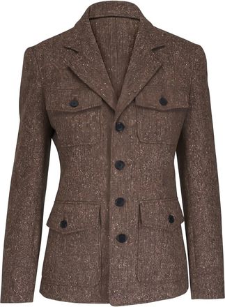 Nili Lotan Giacca Fleur con tasche - Marrone