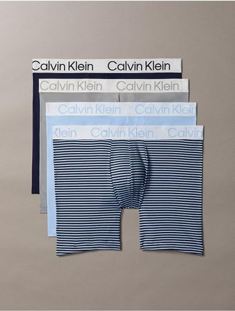 Calvin Klein Mens Chromatic 4-Pack Boxer Brief - Multi - M