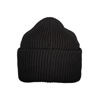 Napapijri NA-48530 Embroidered Flag Beanie - Black