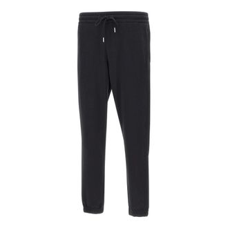 Sun 68 Sweatpants, male, Black, Size: XL Sweatpants Fleece Basic