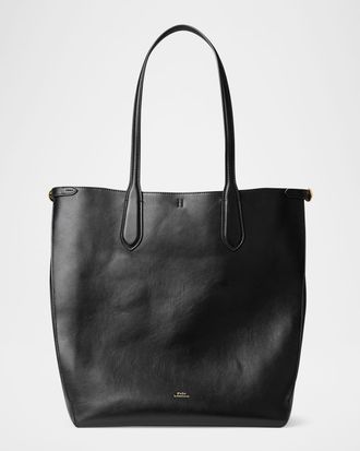 Polo Ralph Lauren Bellport Leather North-South Tote Bag