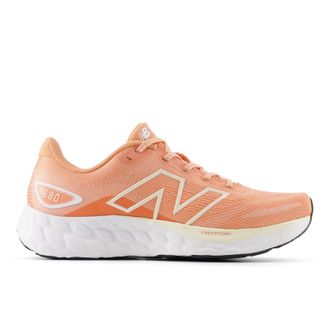 New Balance Womens 680 Sneaker, Peach Nectar, 6.5 UK