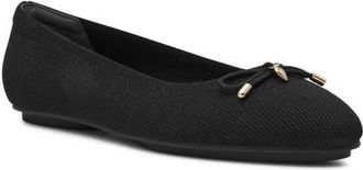 Anne Klein Luci Flat in Black Knit at Nordstrom, Size 5.5