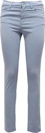 Armani Narciso Antico 5 Zakken Broek - Dames - Slim Fit Broeken - Blauw - W25 - Broeken