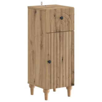 vidaXL Armario De Almacenamiento Para Ba&ntilde;o Alkmaar Roble Artisan Vidaxl