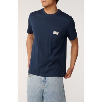 Rip Curl Pacific Rinse Pocket Graphic T-Shirt in Dark Navy at Nordstrom, Size Xx-Large