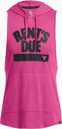 Under Armour Mens Rents Due Graphic Hooded Vest - Pink - Size: 38