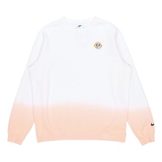 Nike Mens Nike Logo Gradient Printing Round Neck White DO6937-100