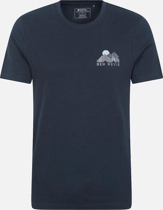 Mountain Warehouse Mens Mountain Warehouse Mens Ben Nevis Sun Short-Sleeved T-Shirt - Navy - Size: 46