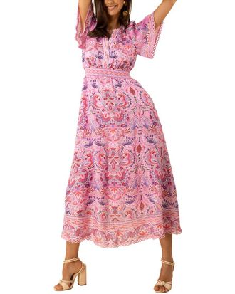 Hale Bob Hale Bob Katelyn Linen Maxi Dress