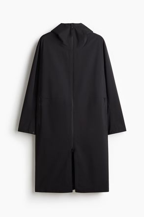 H&M Loose Fit Rain parka with StormMove - Schwarz