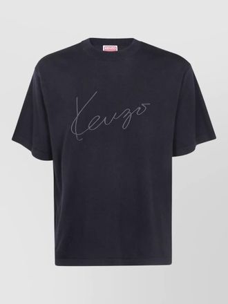 Kenzo signature logo crew neck short sleeve t shirt