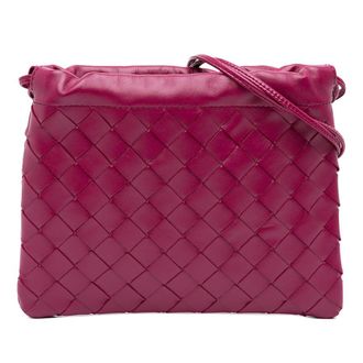 Bottega Veneta Pre-owned Bottega Veneta Small Nappa Intrecciato Dustbag Drawstring Crossbody Ladies 7W0OIKFOPA9HBCPV