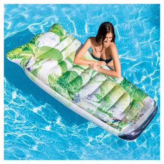 Trade Shop Materassino Isola Gonfiabile Stampa Frizzante In Pvc Mare Piscina 179 X 91 Cm - - Trade Shop Traesio