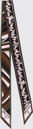 Pucci Bandeau rettangolare in pura seta con stampa astratta pop