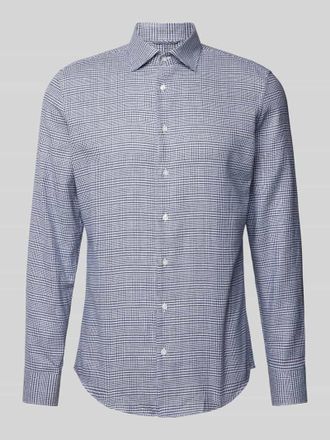 Seidensticker Slim Fit Business-Hemd mit Kentkragen in Marine, Größe 40