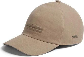 Ermenegildo Zegna Cappello da baseball Oasi Lino - Toni neutri