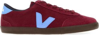 Veja Maroon Solid Volley Sneakers
