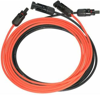 OEM Cavo Di Prolunga Per Pannello Solare Con Connettore Mc4, Coppia Rosso + Nero, 14awg, 3 Metri / 10 Piedi