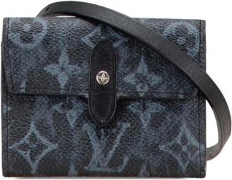 Louis Vuitton Pre-owned Crossbody Portemonnee - Dames - Vintage Accessoires - Zwart - ONE Size - Vintage