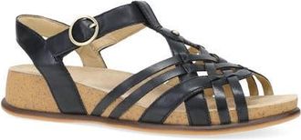 Dansko Christa Slingback Platform Wedge Sandal in Black at Nordstrom, Size 11.5-12Us