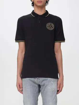 Versace Jeans Couture Polo in cotone con logo Versace Jeans Couture