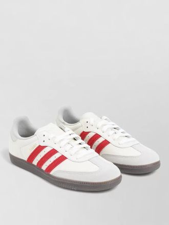 adidas leather low-top sneakers