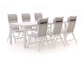 Bellagio la vita attrattiva Bellagio Lugo/Menzano 220cm dining tuinset 7-delig verstelbaar