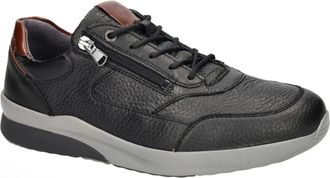 Waldl&auml;ufer Schoenen, Heren, Zwart, 41 EU, Leer, K-Fabian Comfortsneaker