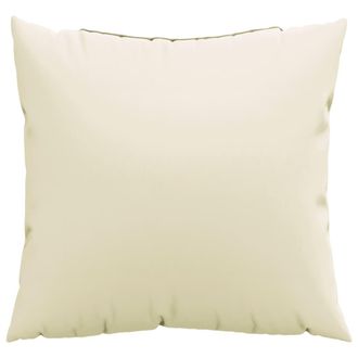 vidaXL Cojines De Sof&aacute; 4 Unidades Tela Crema 60x60 Cm Vidaxl