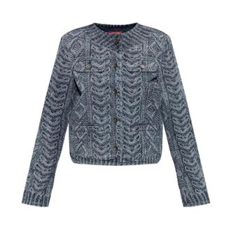 Diesel Mujer, Chaquetas, Azul, Talla: L