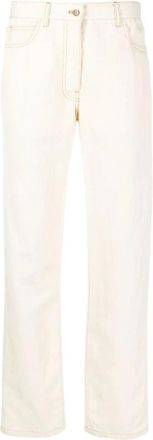 Giuliva Heritage Collection Dames, Jeans, Wit, Maat: 2XL Katoen