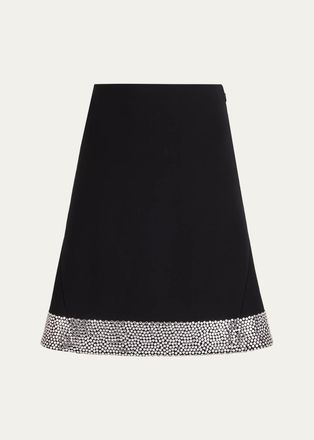 Alaia Studded Midi Skirt