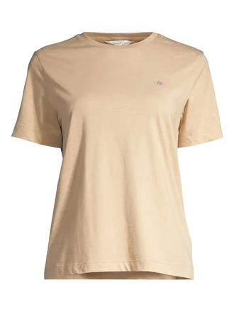 GANT short-sleeved T-shirt - women - Fabric - S - Neutrals