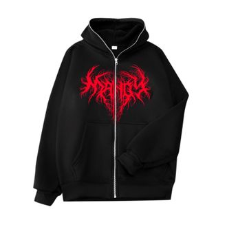 Generic Y2K Zip-Up Hoodie Mens Goth Skeleton Sweat Jacket, Boys with Hood, Sweat Jacket Hoody with Hood, Hooded Pullover, Hooded Jacket, Sweatshirt, Pullover,