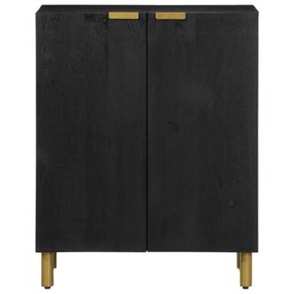 Berkfield Home Sideboard Black 60x33x75 cm Engineered Wood | Size: 60 x 33 x 75 cm