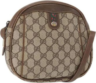 Gucci Pre-owned Cross Body Bags, female, Beige, Size: ONE SIZE Pre-owned Vintage Cross Body Bag