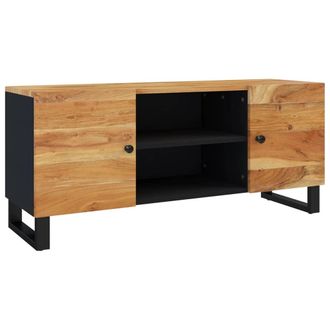 vidaXL Mueble De Tv Madera Maciza De Acacia 105x33x46 Cm Vidaxl