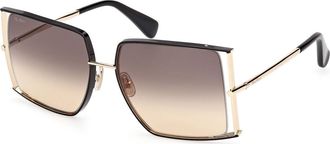 Max Mara MM0120 05A Womens Sunglasses Size 58