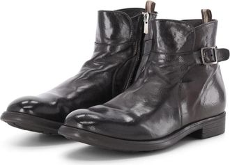 Officine Creative Veterschoenen - Heren - Enkellaarsjes - Bruin - 45 EU - Leer - Schoenen